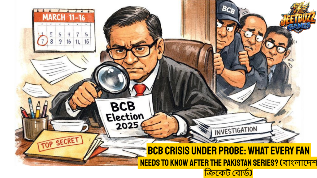 government probing BCB? (বিসিবি তদন্ত) - JeetBuzz App