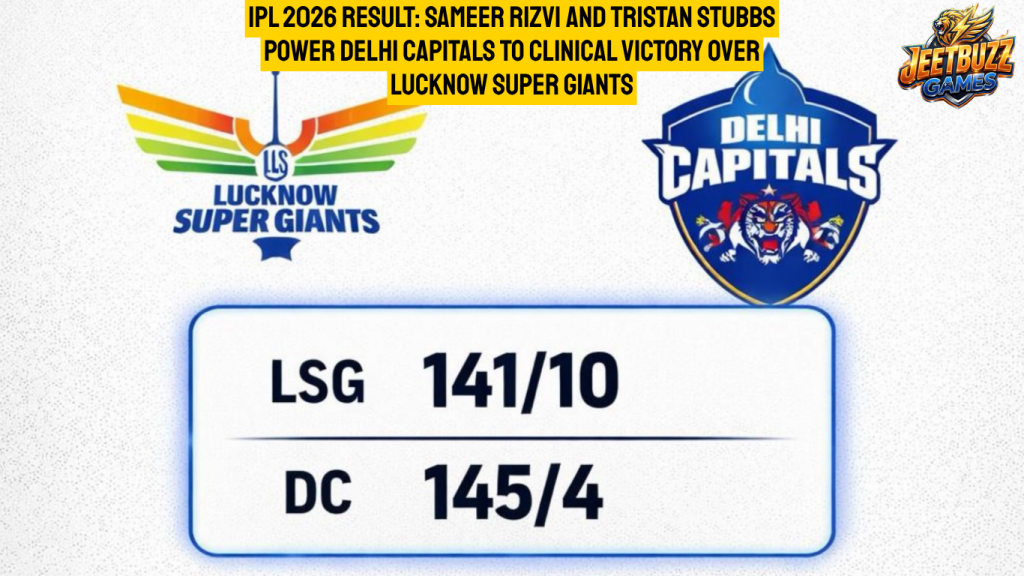 JeetBuzz app download update: Sameer Rizvi and Tristan Stubbs celebrate after leading Delhi Capitals to a win over LSG.